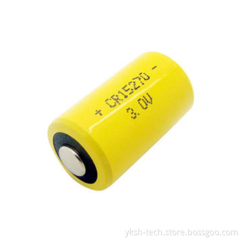 Li-MnO2 Cylindrical Battery, CR2, Energy Type, 3.0V, 800mAh for Water Meter/Alarm/Camera Instrument